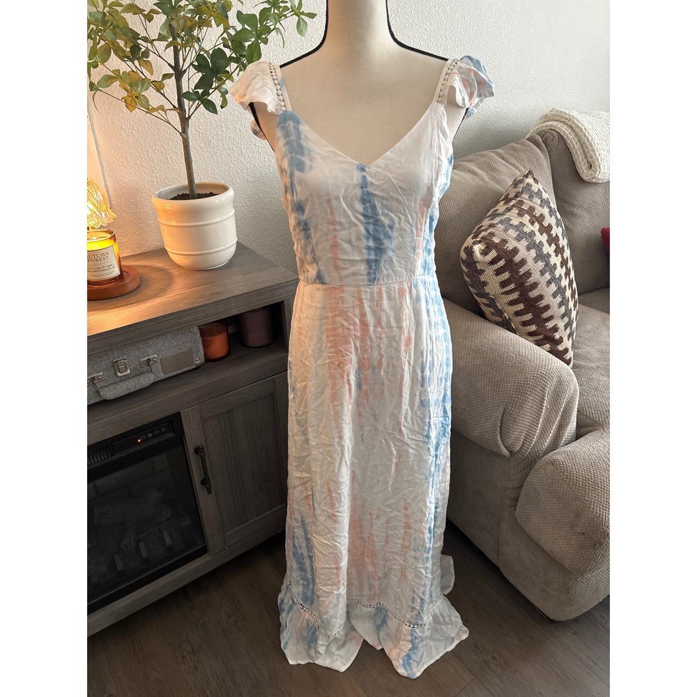 Japna NWOT women's large tie dye dress sleeveless